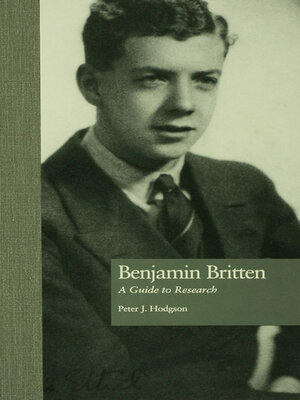 cover image of Benjamin Britten